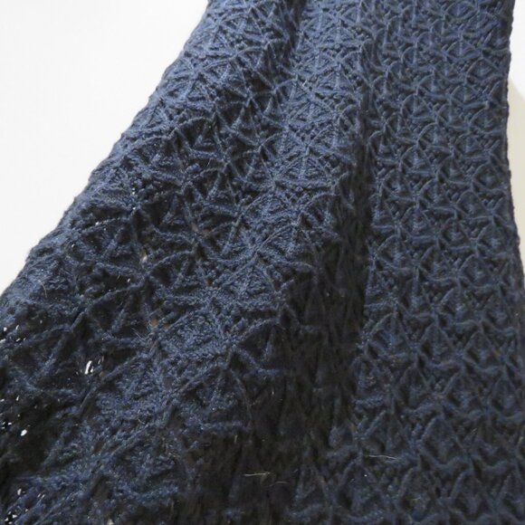 ALICE + OLIVIA Lulu Halter Neck Midi Dress in Black Crochet Evening Cocktail L - Picture 13 of 15